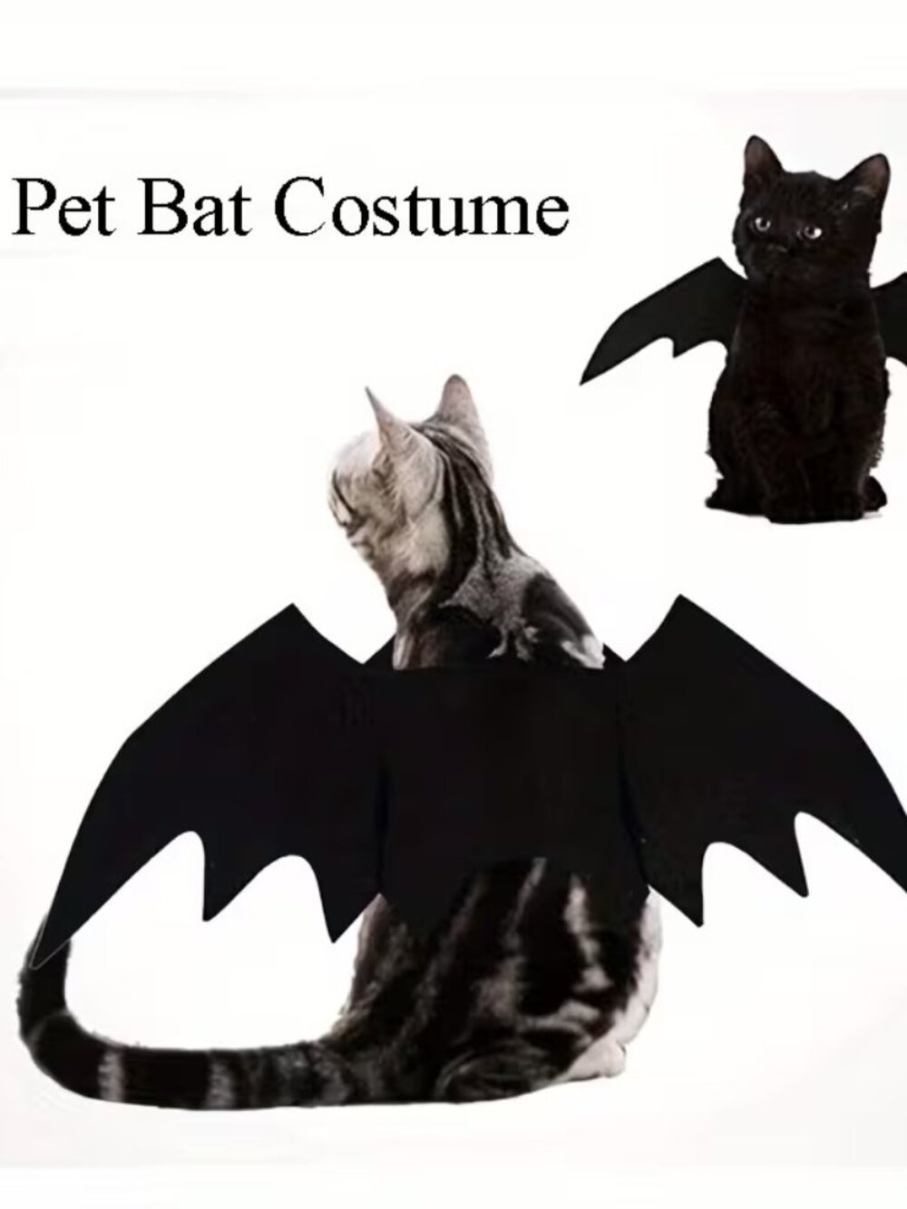 Animal Black Bat Wings Dress-Up Costume Accessory
